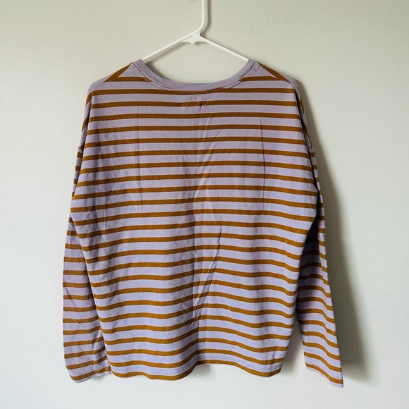 Madewell Stripe Long Sleeve Top - Picture 6 of 6